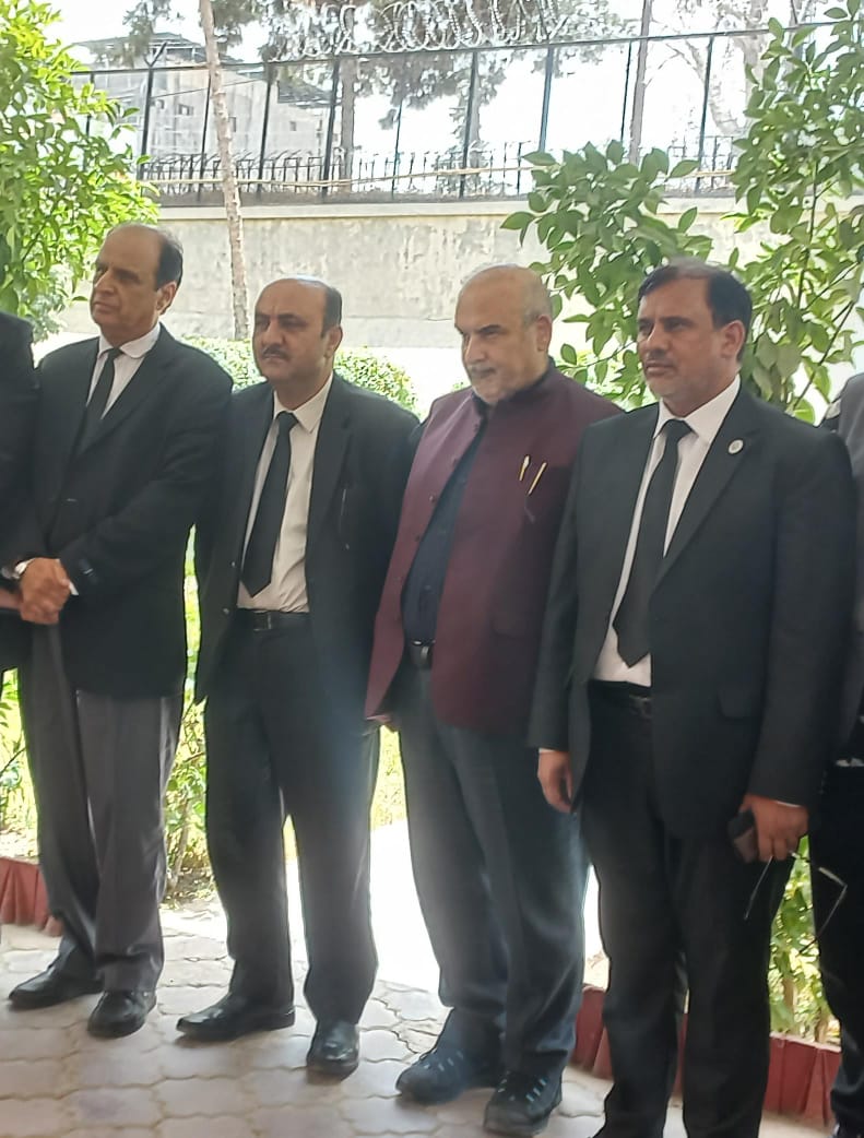 SCBAP President Mian Muhammad Rauf Atta with Iranian Consul General Alireza Rajai, fostering solidarity and advocating for Islamic unity.