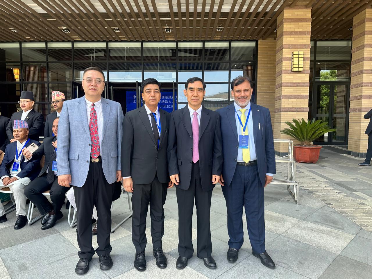 SCBAP President Muhammad Rauf Atta attending the 9th China-South Asia Legal Training Program at Shanghai University, fostering international collaboration and promoting the rule of law