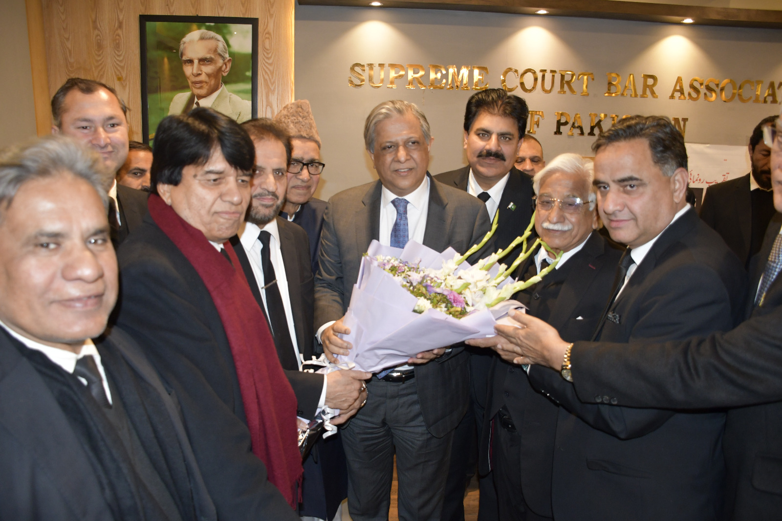 Law Minister visit to SCBAP on launch ceremony of book authored by Mr. Tillat Abbas ASC